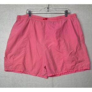 VTG Pro Spirit Pink Nylon‎ Water Repellent  Shorts Men's Size L Elastic Waist